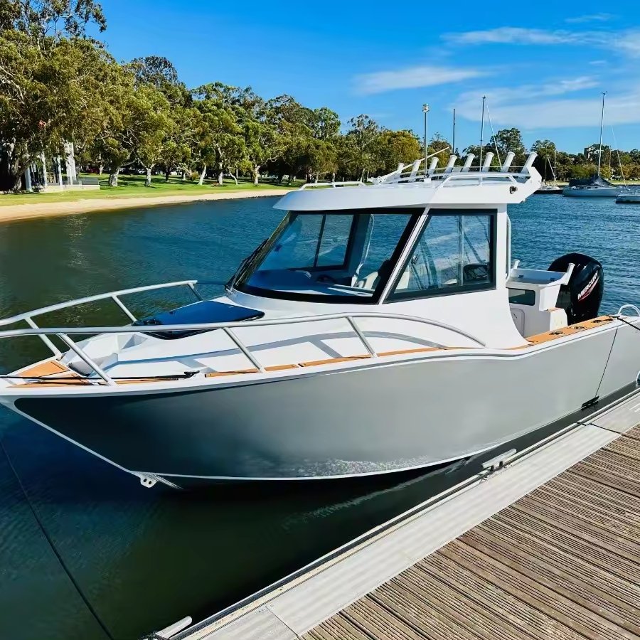 High Quality 6.25m Profisher Aluminum Alloy Fishing Boat for Families Sale on Outboard Sport Yacht Engine